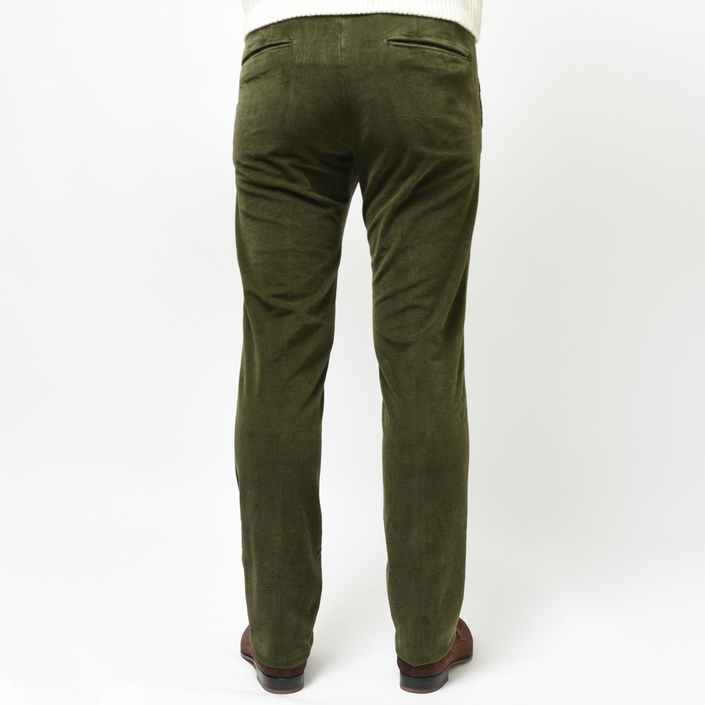新品未使用 INCOTEX コーデュロイパンツ 濃緑 モスグリーン 新品未使用