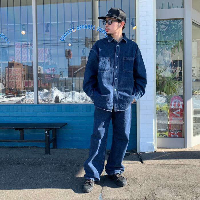 COOTIE(クーティー) Denim Work Shirt(Fade)