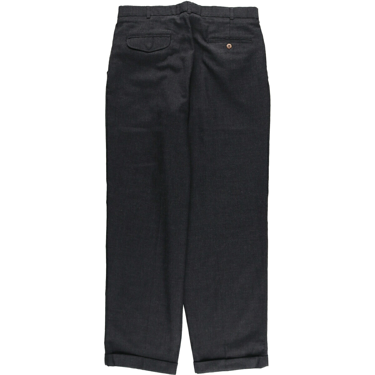 古着 ペリーエリス PERRY ELLIS ツータック スラックスパンツ メンズ