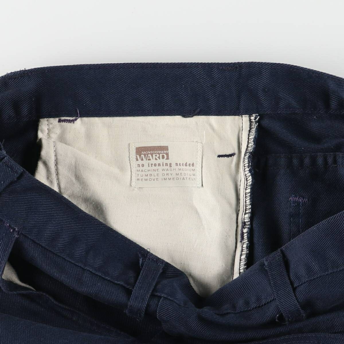 古着 70年代 モンゴメリーワード Montgomery Ward ワークパンツ フレア