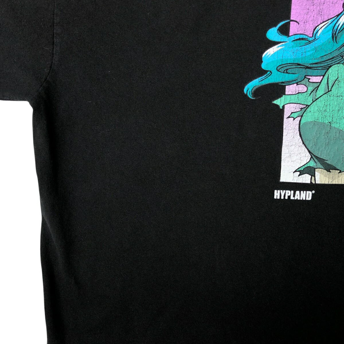 古着 BLEACH ブリーチ ネリエル アニメ キャラクタープリントTシャツ