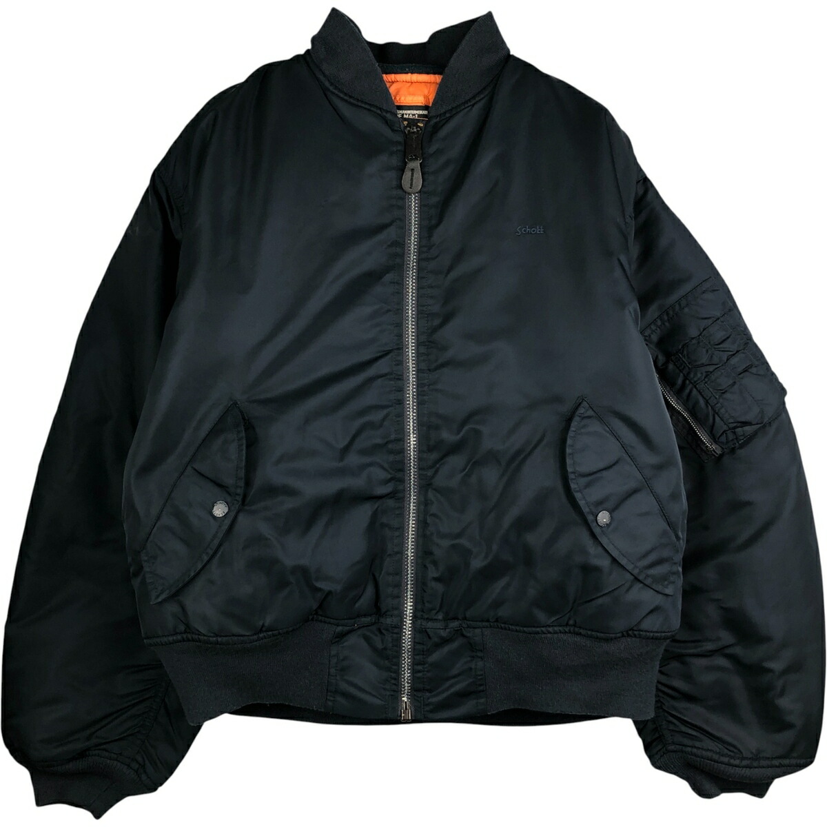 古着 民間品 ショット SCHOTT MA-1タイプ ミリタリー フライト