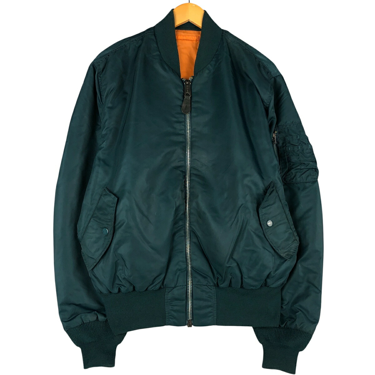 古着 民間品 アルファ ALPHA MA-1タイプ 中綿入り ミリタリー フライト