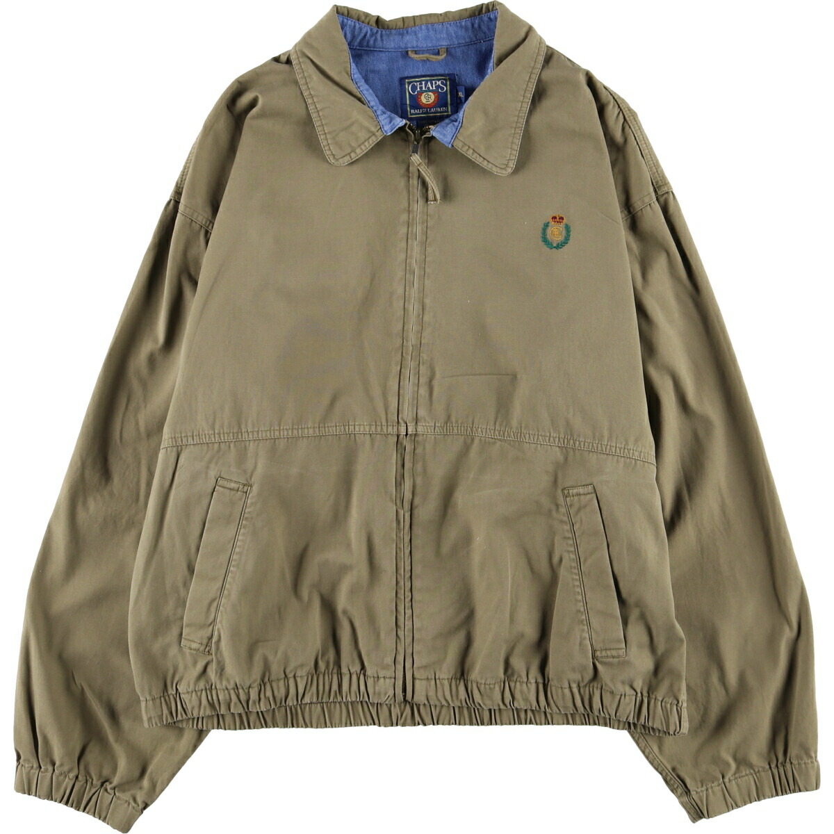 ラルフローレン スイングトップ ジャケット 上着 刺繍ロゴ XS