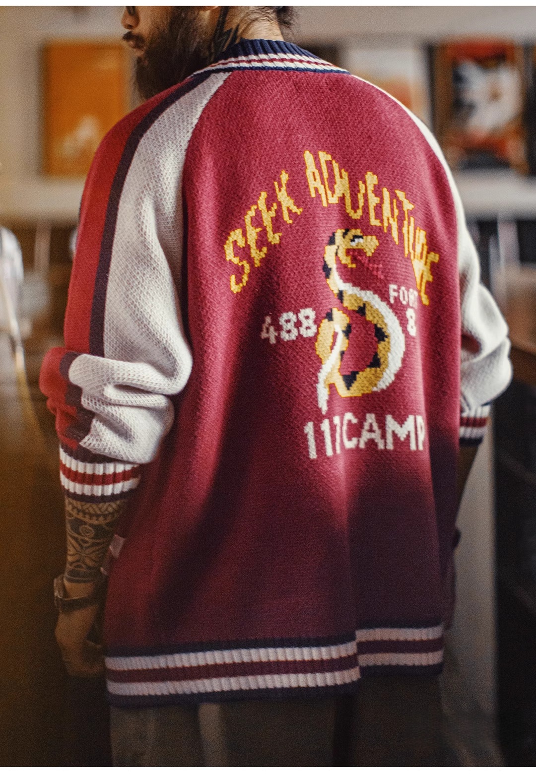 楽天市場】アメカジ ニットカーディガン 横須賀ジャケット風