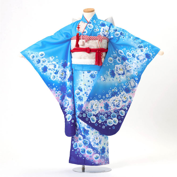 楽天市場】【レンタル】七五三 着物 7歳 四つ身セット(結び帯セット
