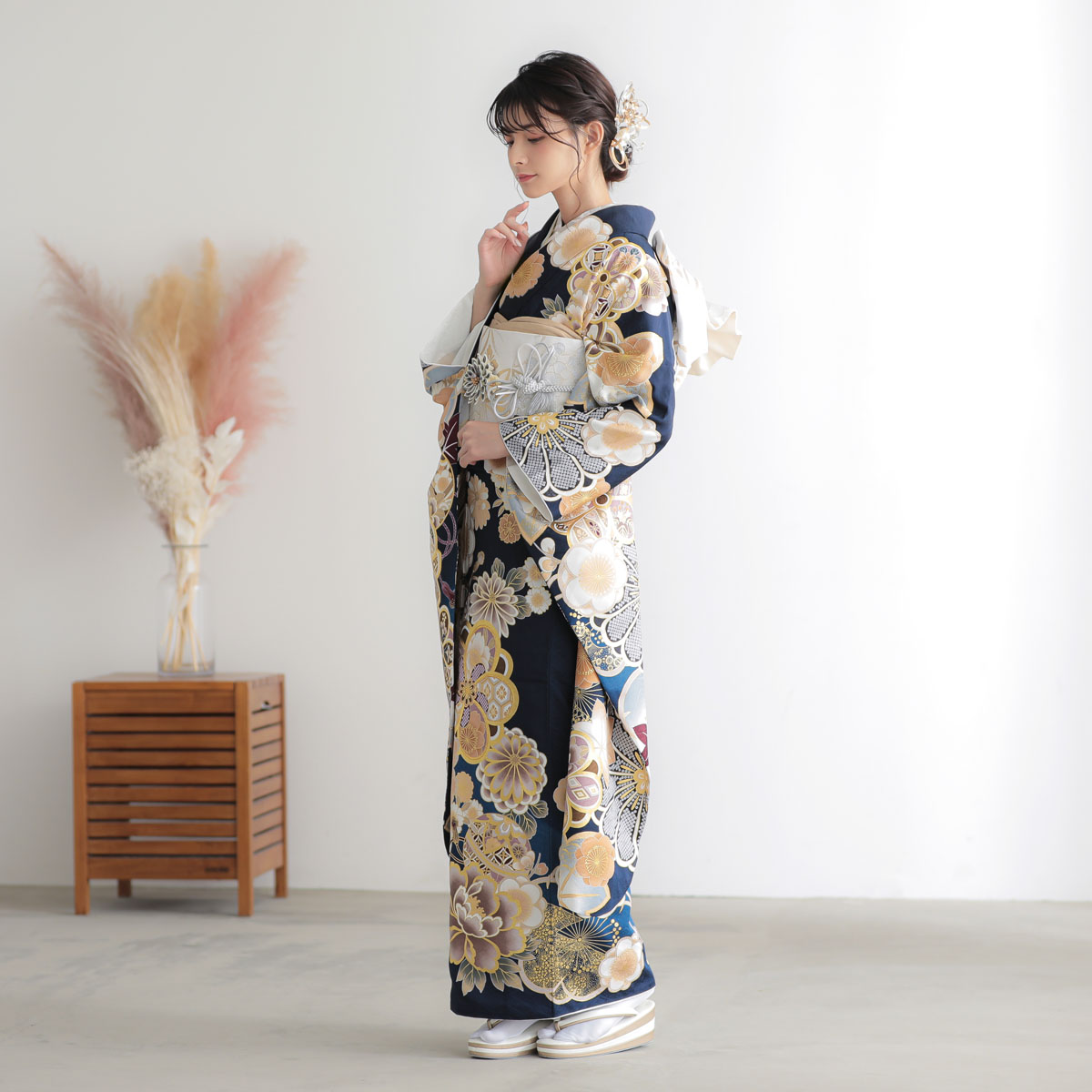 楽天市場】成人式早割クーポン10％オフ【振袖 レンタル】RS2126 正絹