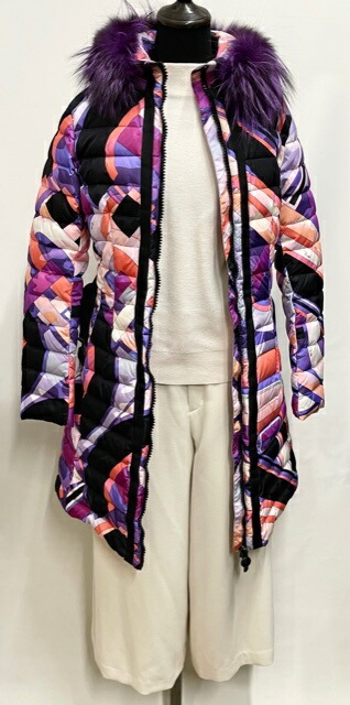 楽天市場】NEW タグ付き新品 エミリオプッチ FOXファー付きダウン