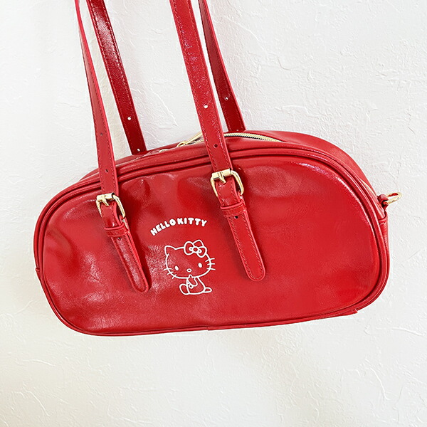 サンリオ ハローキティ ワイドボストンバッグ 推し活 Sanrio