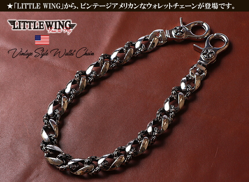 LITTLE WING 70'sアメリカンヴィンテージ 極太クロス刻印 ウォレット