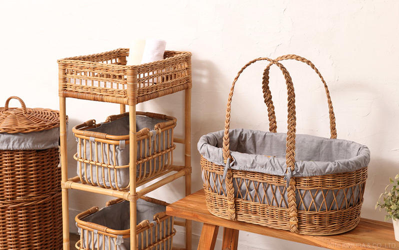 楽天市場】ペットキャリーバッグ バック バスケット ラタン 籐 かご