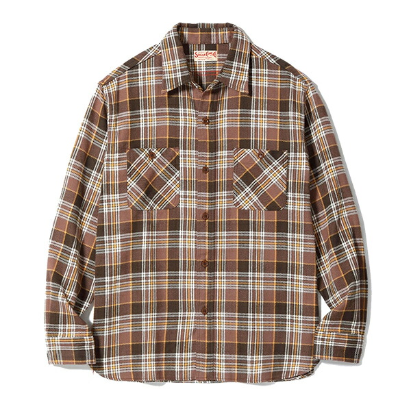 シュガーケーン SUGAR CANE ネルシャツ SC29564 TWILL CHECK WORK