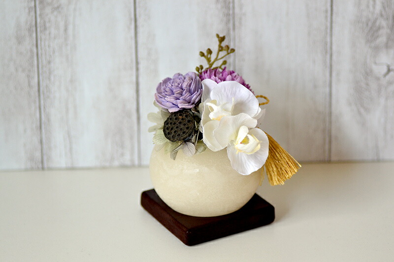 楽天市場】LEDライト 付き 仏花 暖色ライト 【メッセージ入り無料台座