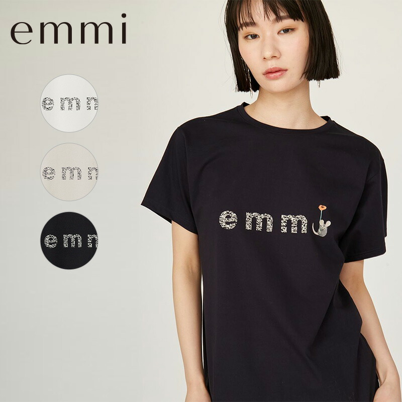 楽天市場】emmi × LeoLionni エミ×レオレオニ emmiロゴグラフィックT