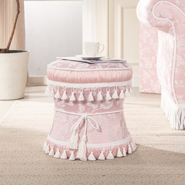 スツール 椅子 ドレッサースツール ピンク チェア ヘアルーム