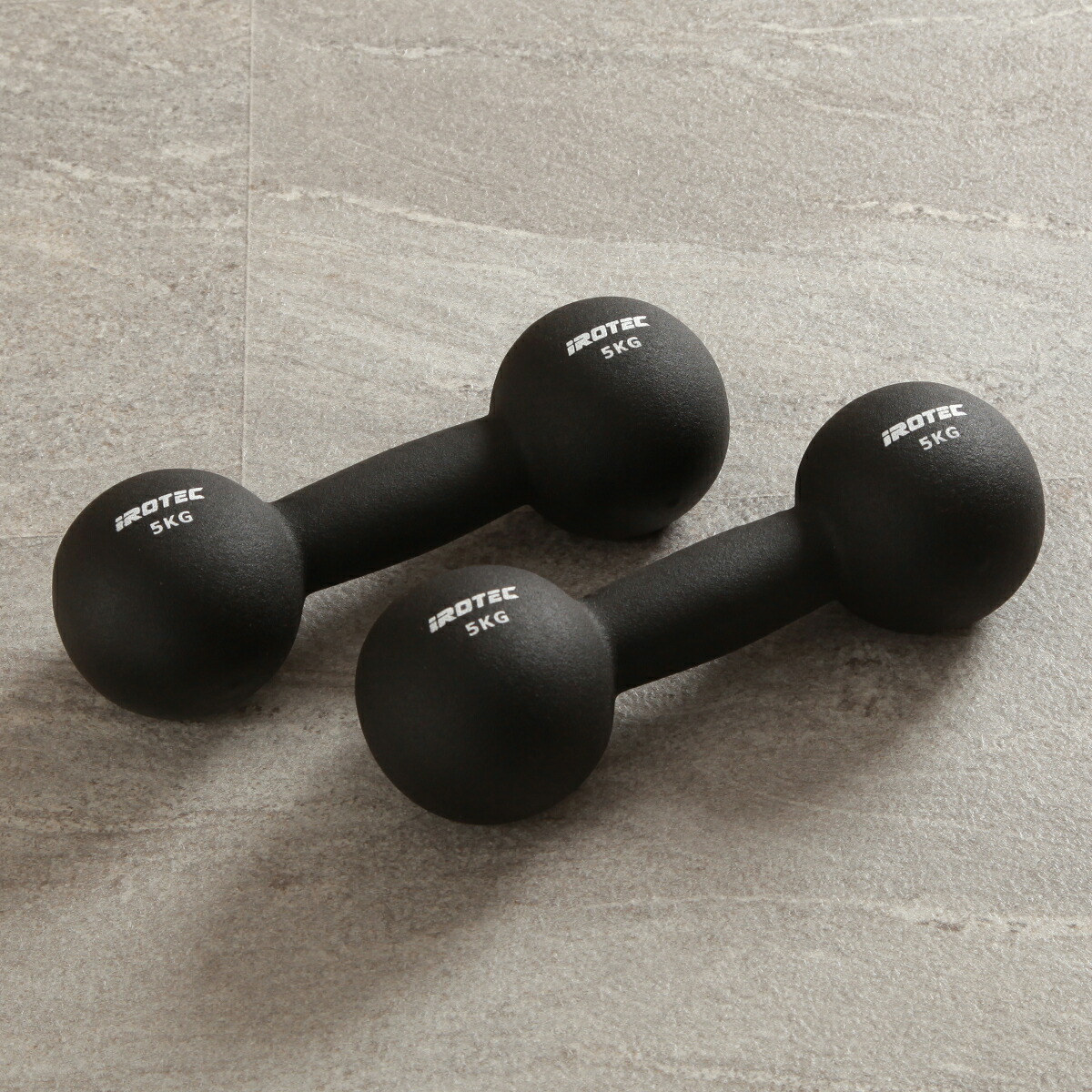 ネオプレーンダンベル10kgセット(片手5kg×2個) IROTEC (アイロテック)