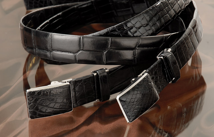 楽天市場】日本製 クロコダイル ベルト 本無双 バックルタイプ メンズ