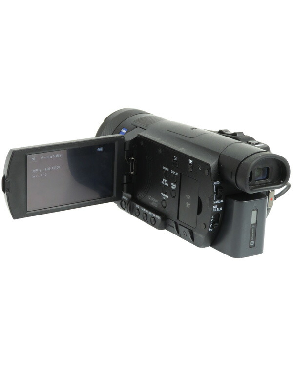 SONY】ソニー『4Kハンディカム』FDR-AX100 広角29.0mm 光学12倍ズーム