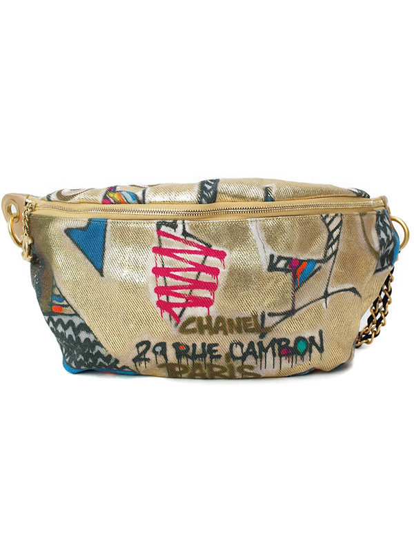 CHANEL】シャネル『グラフィティ チェーン ベルトバッグ』メンズ