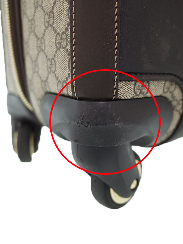 GUCCI】グッチ『GGスプリーム キャリーオンスーツケース 4輪』293909