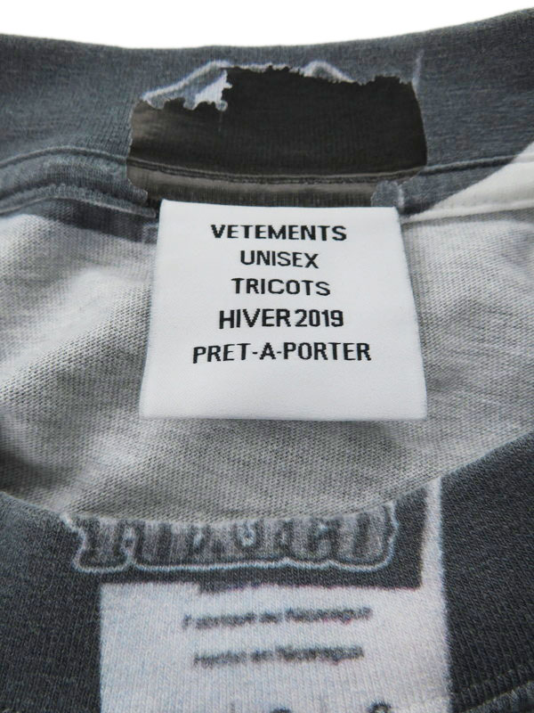 VETEMENTS】【2018AW】【Fuck Tee】【Drinking Problem】【ポルトガル