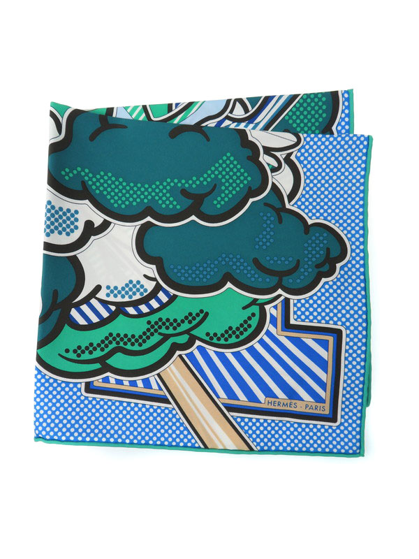 HERMES】【PEGASE POP】【フランス製】エルメス『カレ45 ペガサス