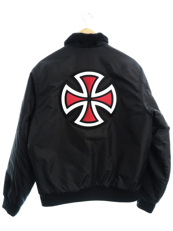 Supreme】【Independent Fur Collar Bomber Jacket】【アウター