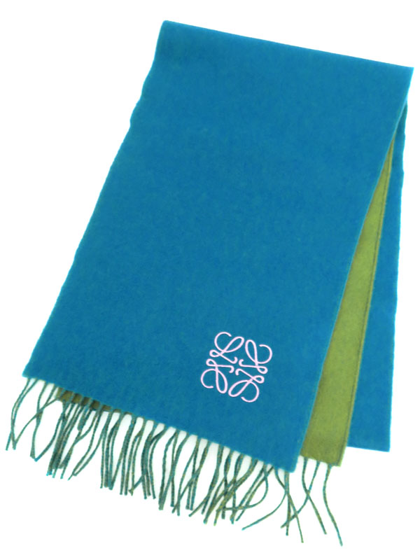 LOEWE】ロエベ『ロゴ アナグラム バイカラー スカーフ』F810250X01