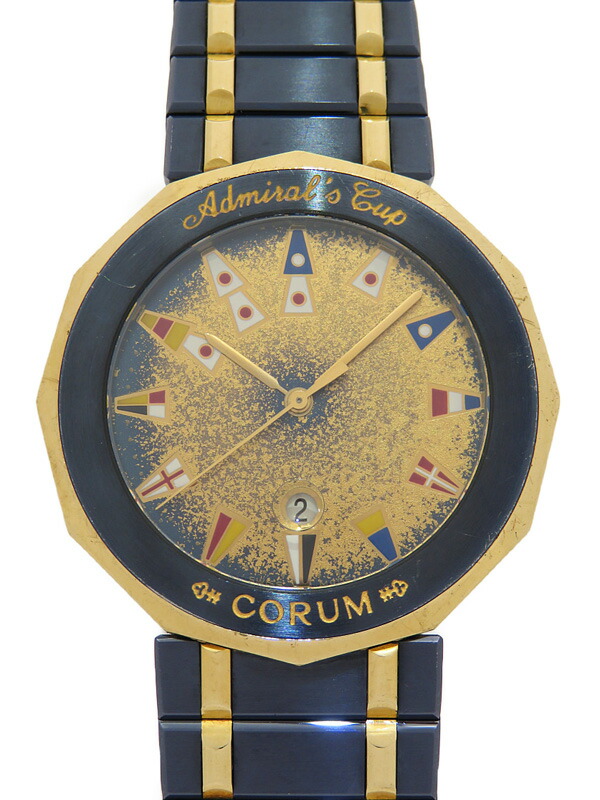 CORUM】コルム『アドミラルズカップ ガンブルー』99.810.31 V-52B