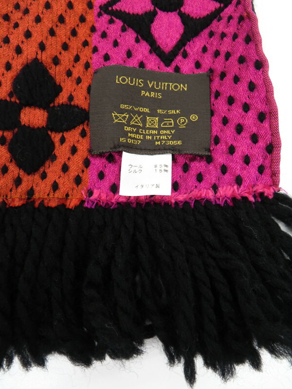 LOUIS VUITTON】ルイヴィトン『エシャルプ・ロゴマニア レインボー