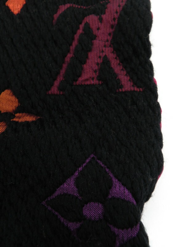 LOUIS VUITTON】ルイヴィトン『エシャルプ・ロゴマニア レインボー