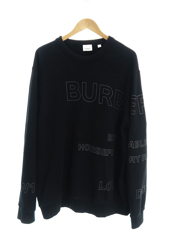 BURBERRY】バーバリー『ホースフェリープリント ロゴ 長袖スウェット