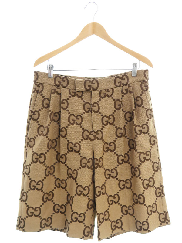 GUCCI】グッチ『ジャンボ GGキャンバス ショートパンツ size50』673181