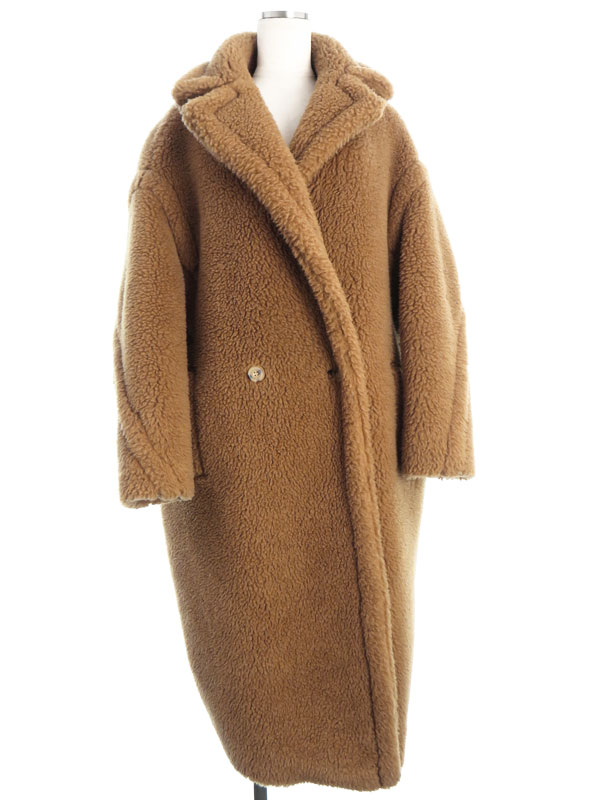 MaxMara】マックスマーラ『白タグ テディベア ロングコート sizeS