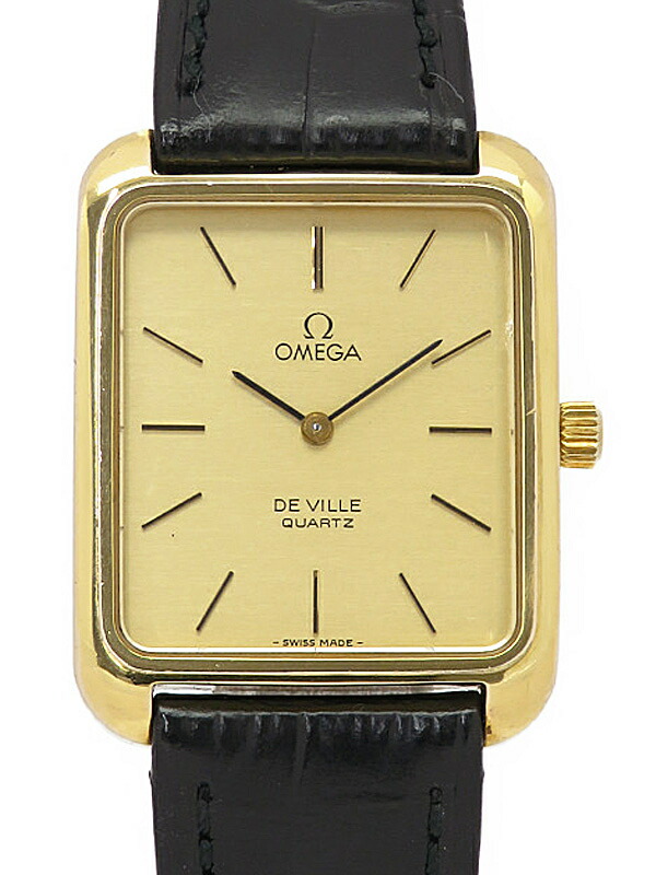 OMEGA】オメガ『デビル スクエア』メンズ クォーツ 1週間保証【中古