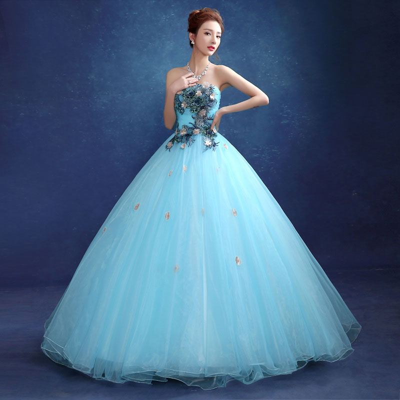 楽天市場】ステージ 衣装 水色 演奏会用ドレス ブルー ロングドレス