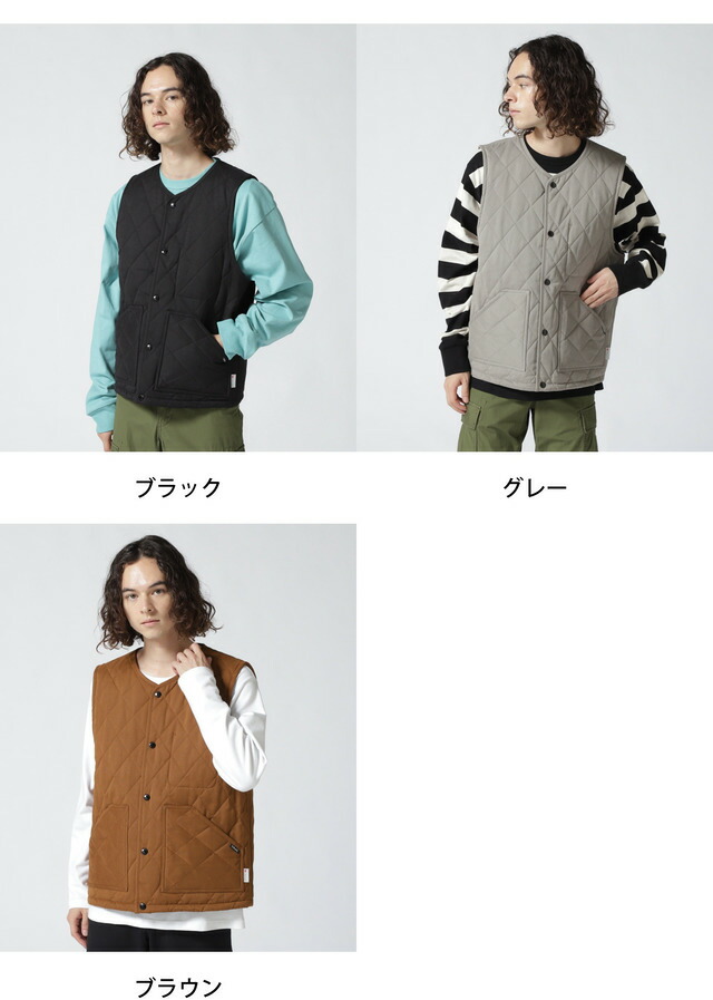 楽天市場】【SALE／50%OFF】QUILTING WORK VEST/キルティング ワーク