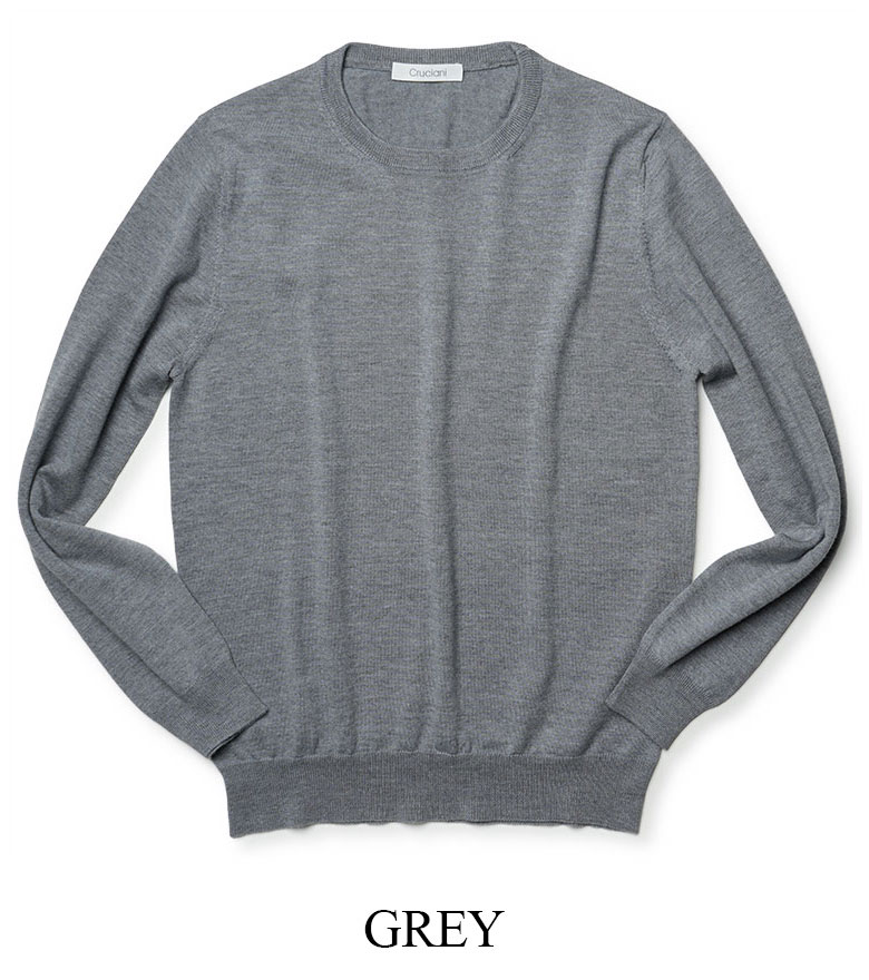 楽天市場】【30%OFF!】クルチアーニ ニット クルーネック ハイゲージ