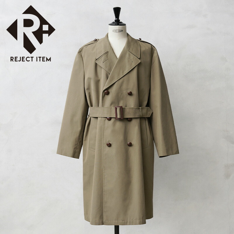 楽天市場】☆実物 USED オランダ軍 DOUBLE BREASTED トレンチコート