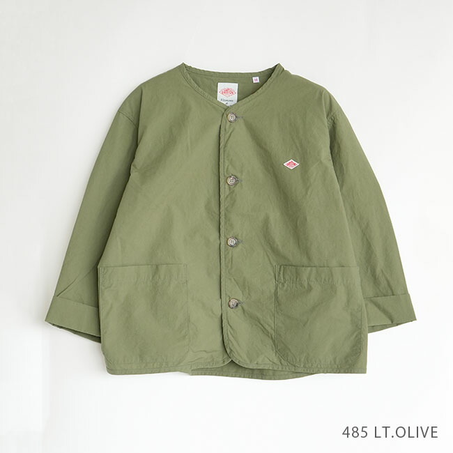 ◇[DT-A0293HCD]DANTON(ダントン)カラーレスショートジャケット