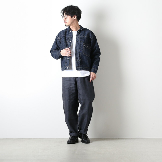 03-6011-81]orslow(オアスロウ) 1st type Onewash Denim Jacket(1st