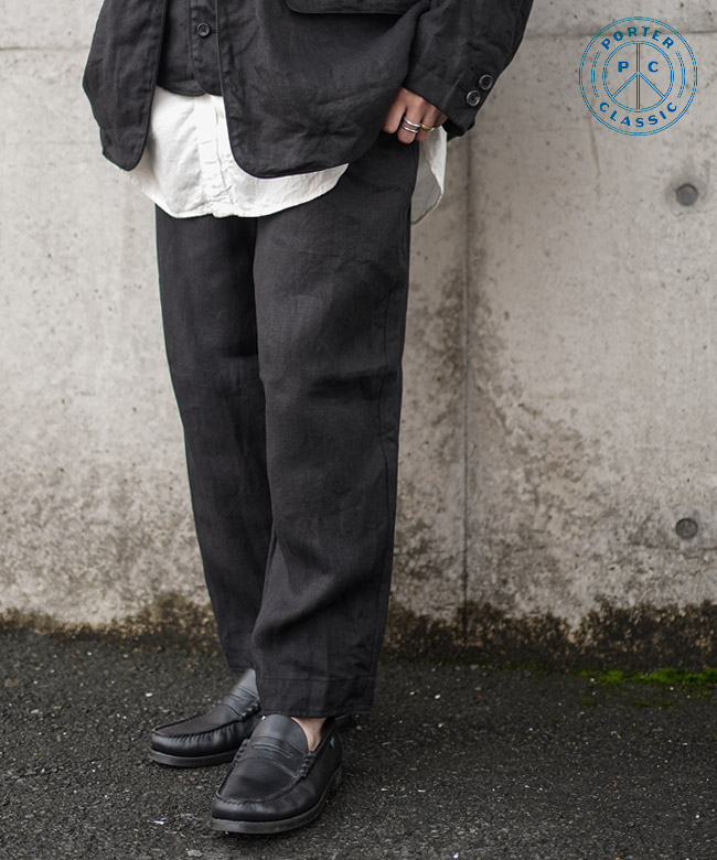 PC-021-2679]PORTER CLASSIC(ポータークラシック) LINEN CLASSIC PANTS