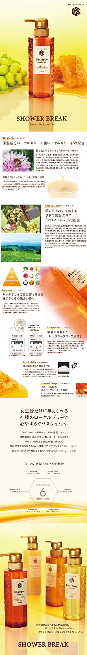 POLA シャワーブレイク ボディソープ 10L （500ml当り291.5円（税込