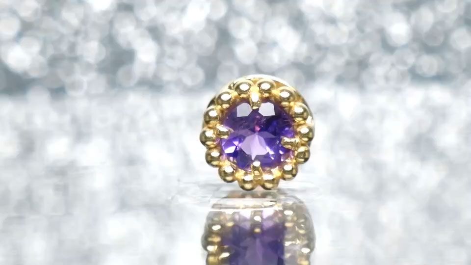 ペンダントチャーム ハリックァ プレナイト ナミビア産 K18 誕生石一覧