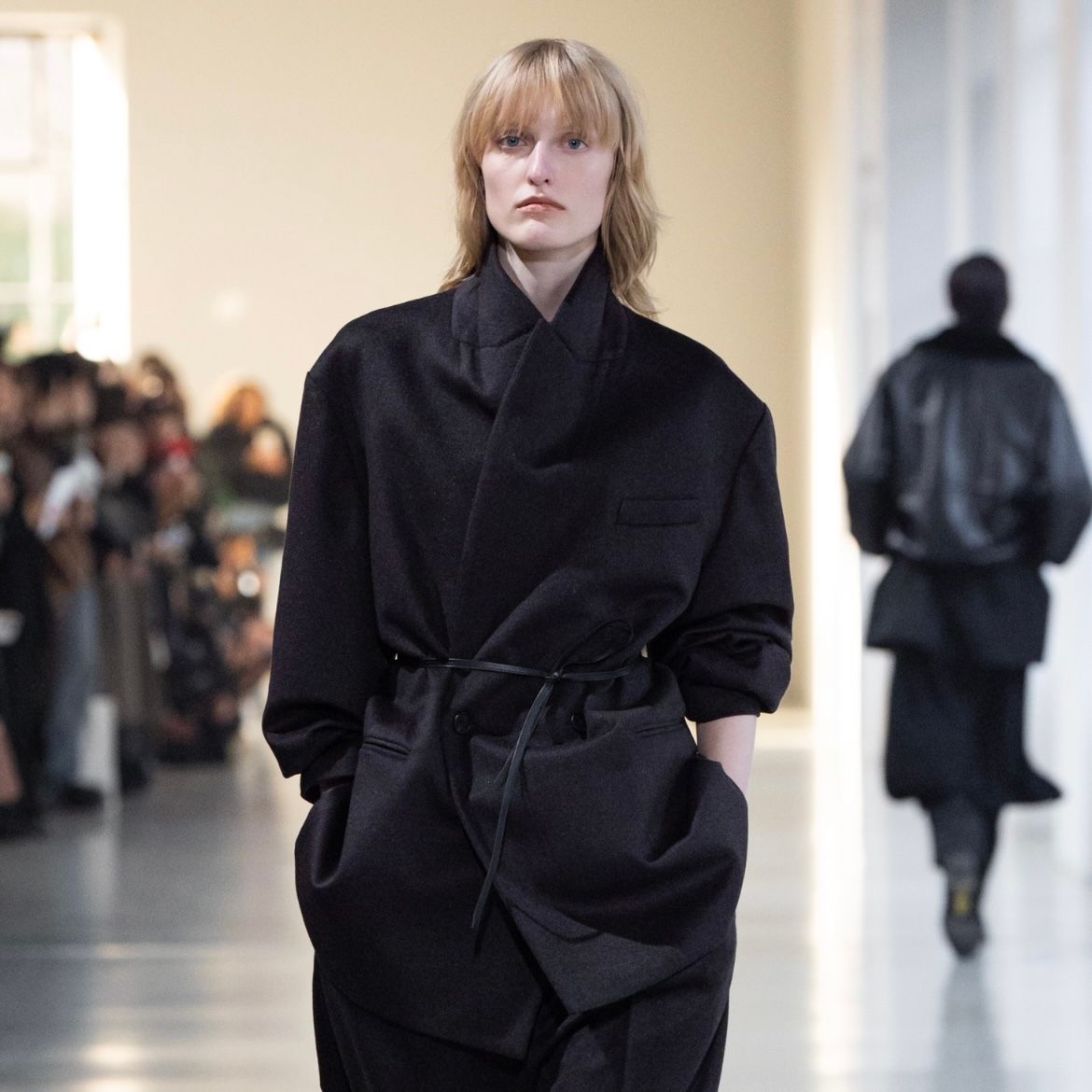 ssstein - 【残り一点】Pure Cashmere Back Slash Peak Lapel Jacket