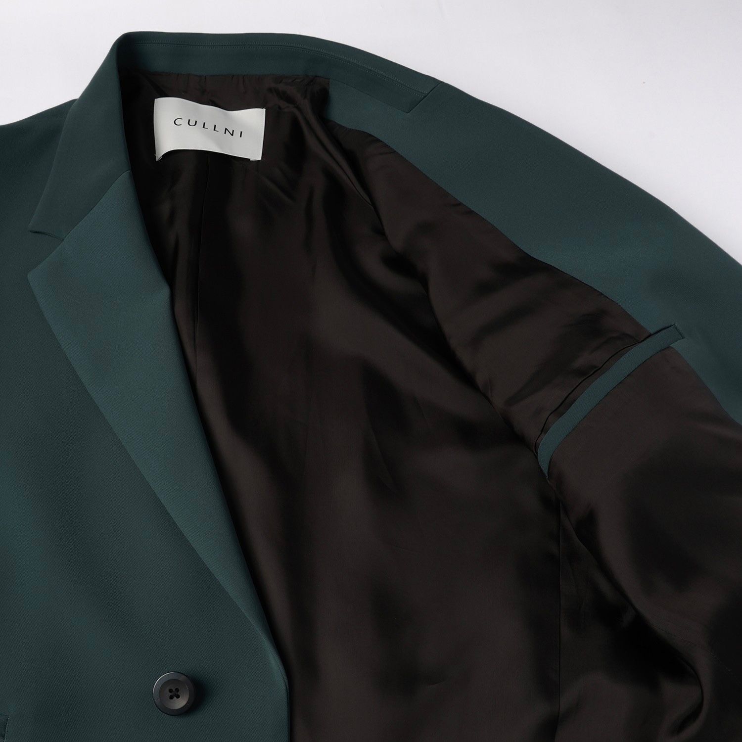 CULLNI - 【残り一点】Double Cloth Twill Zip Pocket Tailored Jacket