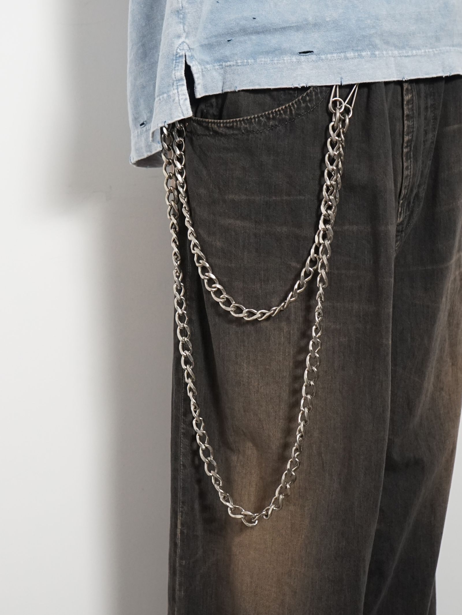 KAMIYA - ウォレットチェーン 【63cm】 - WALLET CHAIN - SILVER