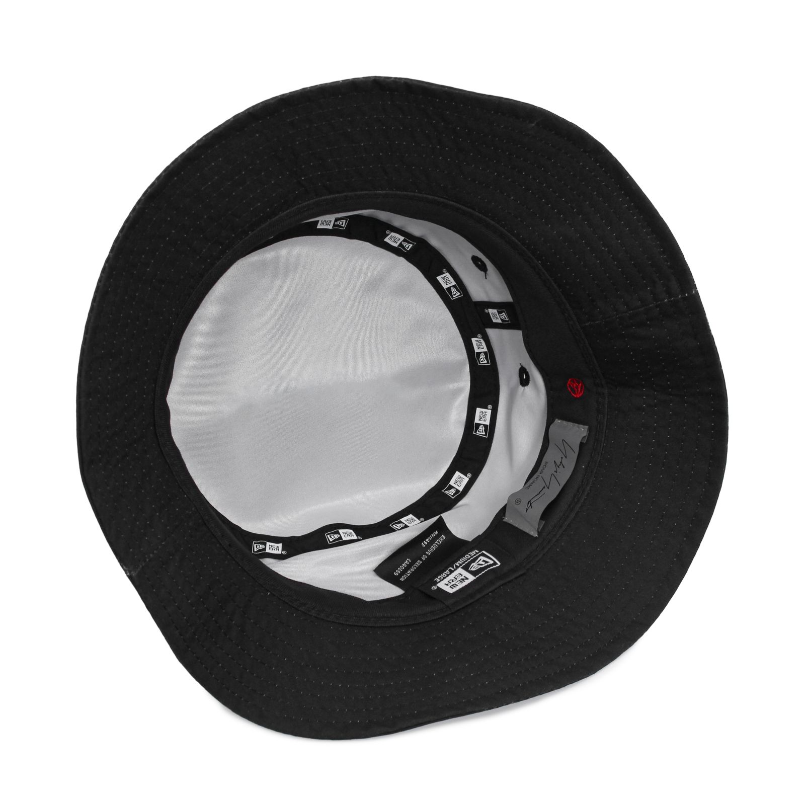 yohji yamamoto - pour homme × NEW ERA BUCKET01 YY DAHLIA BLKRED