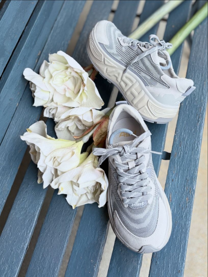 ASH - EAGLE 軽量 厚底 スニーカー ヒール5.0cm / ライトグレー