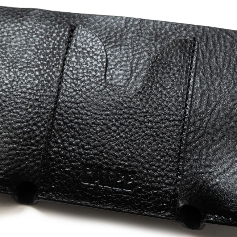CALEE - STUDS LEATHER MULTI WALLET (BLACK) / スタッズ レザー